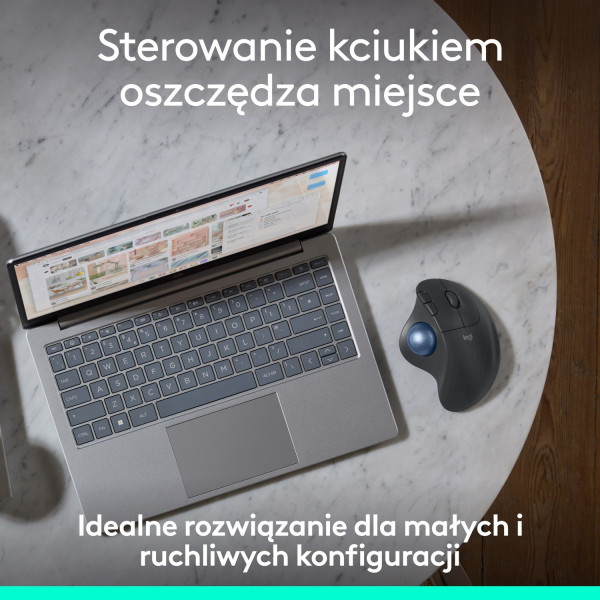 Logitech M575S Grafitowy