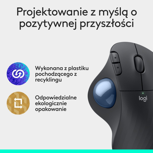 Logitech M575S Grafitowy