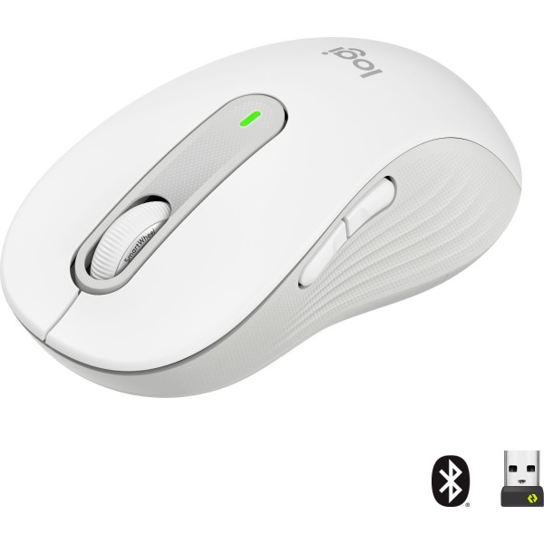 Mysz bezprzewodowa Logitech Signature M650 L biała 910-006238