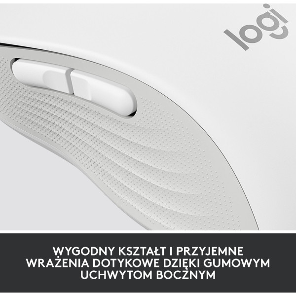 Mysz bezprzewodowa Logitech Signature M650 L biała 910-006238
