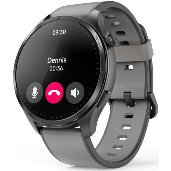 Hama Smartwatch 9000 czarno-szara koperta, czarno-szary pasek silikonowy