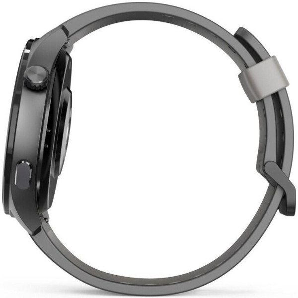 Hama Smartwatch 9000 czarno-szara koperta, czarno-szary pasek silikonowy