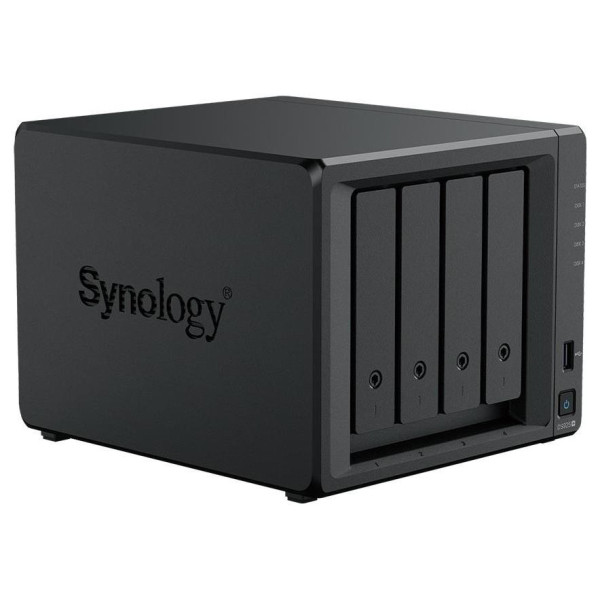 Synology DS925+ | 4-zatokowy serwer NAS, AMD Ryzen, 4GB RAM, 2x 2.5GbE RJ-45, 2x M.2 NVMe, Tower