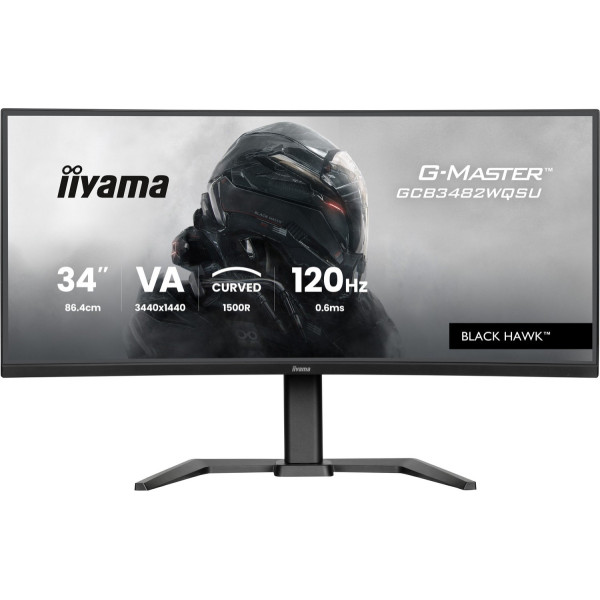 iiyama G-Master GCB3482WQSU-B1 Black Hawk - 34'' | VA | UWQHD | 0.6ms | 120Hz