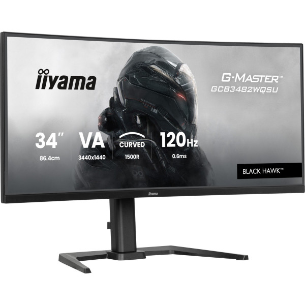 iiyama G-Master GCB3482WQSU-B1 Black Hawk - 34'' | VA | UWQHD | 0.6ms | 120Hz