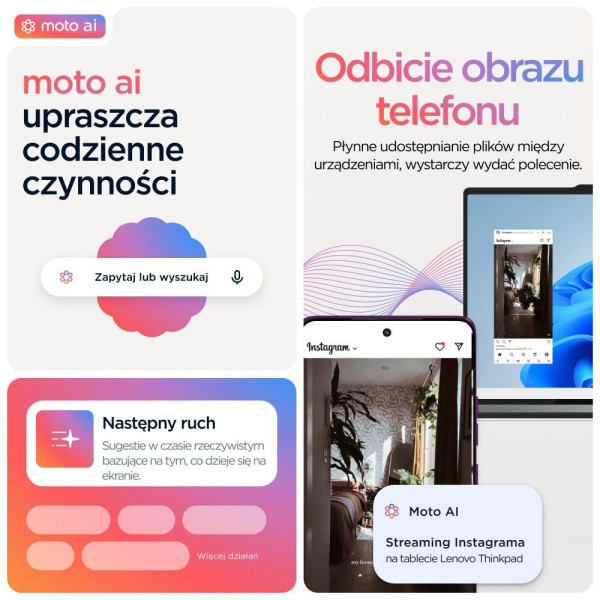 Smartfon Motorola edge 60 Pro PB7X0009PL Dimensity 8350 6,7" 120Hz 12GB 512GB 5G And15 szarozielony