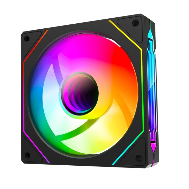 Rampage Wentylator do obudowy 120MM 1800RPM Infinite loop ARGB czarny PWM