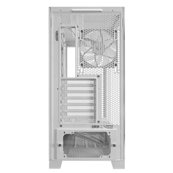 Rampage Hydra V2 Obudowa PC akwarium 4x wentylator ARGB biała