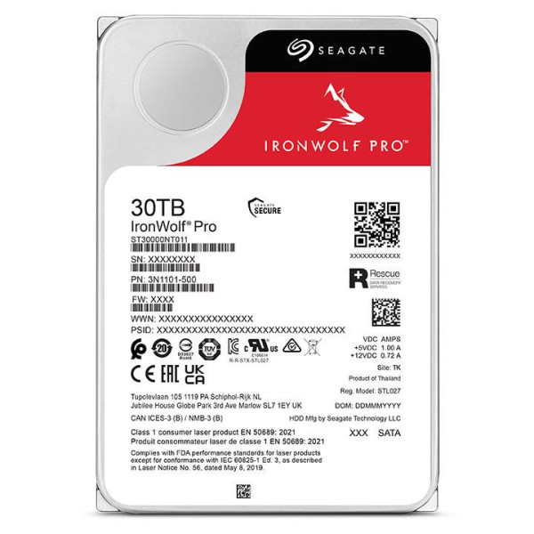 Seagate IronWolf Pro ST30000NT011 30TB SATA