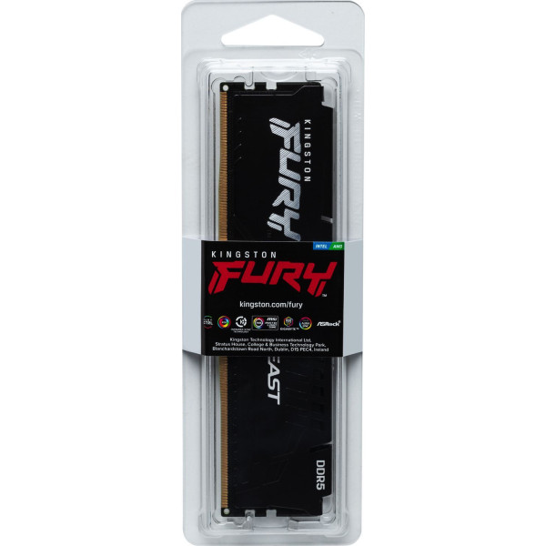 Pamięć - Kingston Fury Beast Black 16GB [1x16GB 5200MHz DDR5 CL40 DIMM]