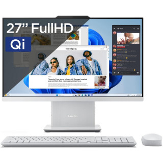 Lenovo IdeaCentre AIO 3 27 - Core i7-13620H | 27''-FHD-99% sRGB | 16GB | 1TB | Indukcja | Win11Home | Cloud Grey