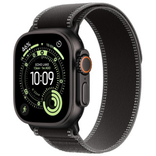 Apple Watch Ultra 3 GPS + Cellular 49mm Black Titanium Case | Black Trail Loop - S/M