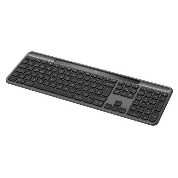 Klawiatura bezprzewodowa Logitech Signature Slim Solar+ K980s for Business grafitowa 920-013764