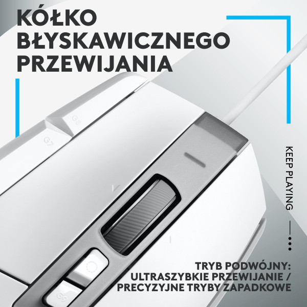 Logitech G502 X Biała