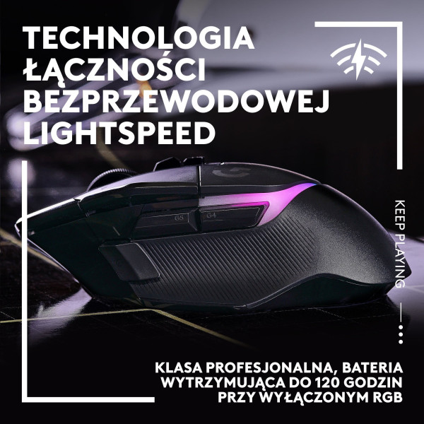 Logitech G502 X Plus Czarna