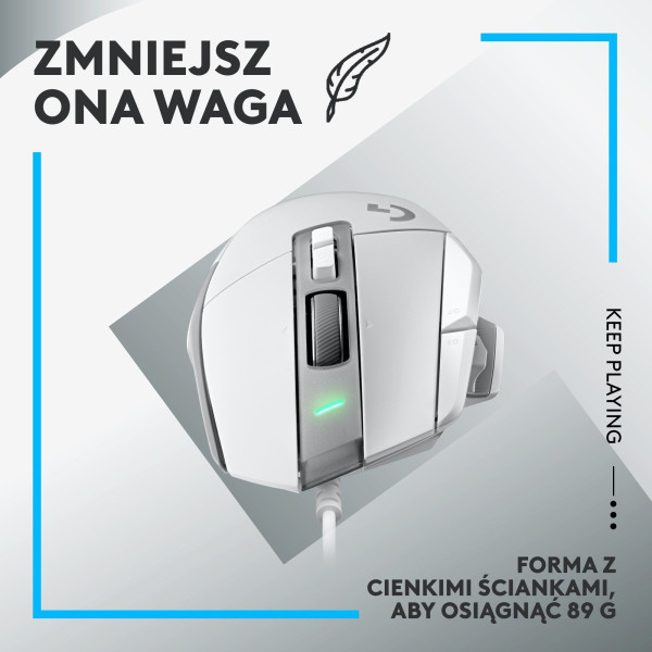Logitech G502 X Biała
