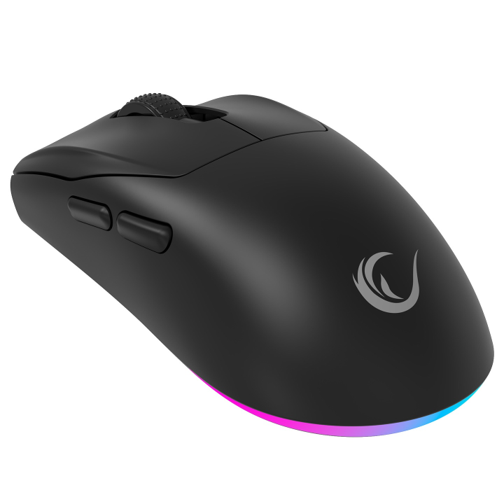 Rampage Prote M5 mysz bezprzewodowa 24000 DPI RGB LED 1K Hz czarna