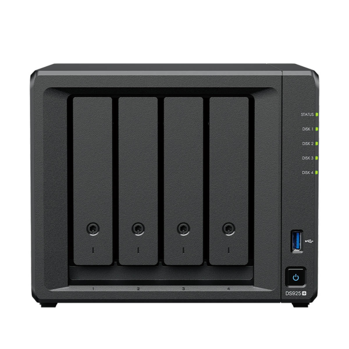 Synology DS925+ /32T | 4-zatokowy serwer NAS w zestawie z dyskami o łącznej pojemności 32TB, Tower