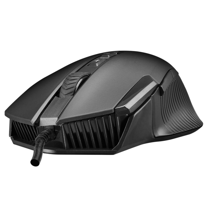 Rampage Comfort myszka gamingowa, programowalna 12800 DPI RGB, czarna