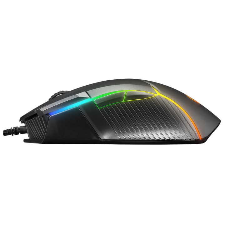Rampage Comfort myszka gamingowa, programowalna 12800 DPI RGB, czarna