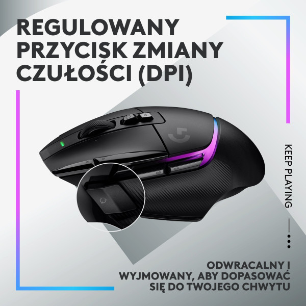 Logitech G502 X Plus Czarna