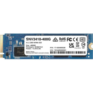 Synology SNV3410-400G | dysk M.2 NVMe SSD o pojemności 400GB (M.2 2280) serii Enterprise