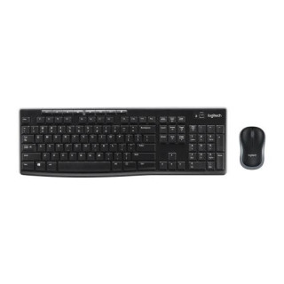 Zestaw bezprzewodowy klawiatura i mysz Logitech MK270 (czarny)