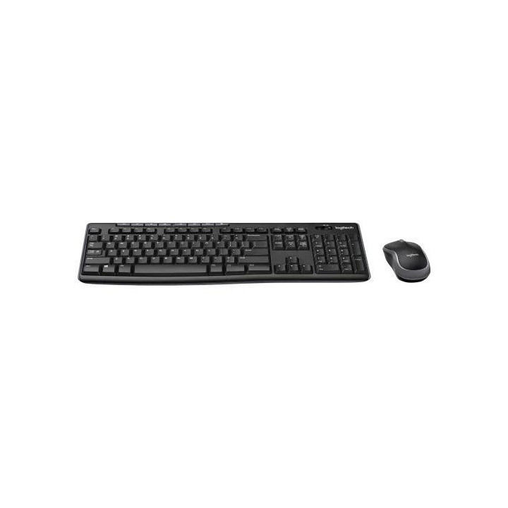 Zestaw bezprzewodowy klawiatura i mysz Logitech MK270 (czarny)