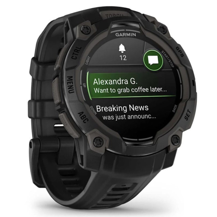 Garmin Instinct 3 AMOLED 45mm czarny