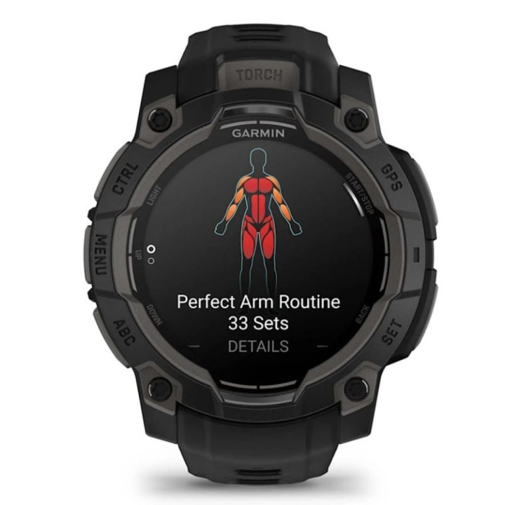 Garmin Instinct 3 AMOLED 45mm czarny