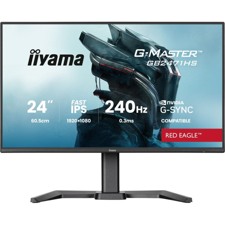 iiyama G-Master GB2471HS-B1 Red Eagle - 240Hz | Full HD | Fast IPS | 23.8''