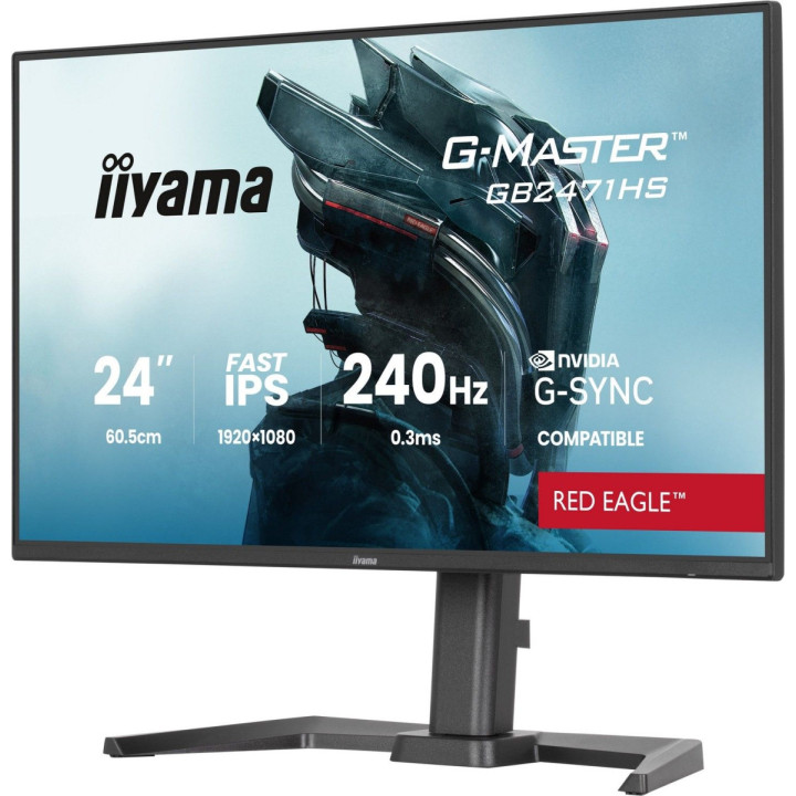 iiyama G-Master GB2471HS-B1 Red Eagle - 240Hz | Full HD | Fast IPS | 23.8''