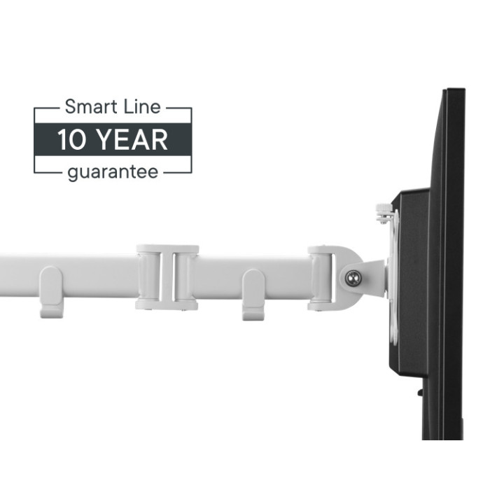 One For All DM2120 Uniwersalny uchwyt do monitora ARM, SMART, SINGLE, biały, 13''-32'' 8kg