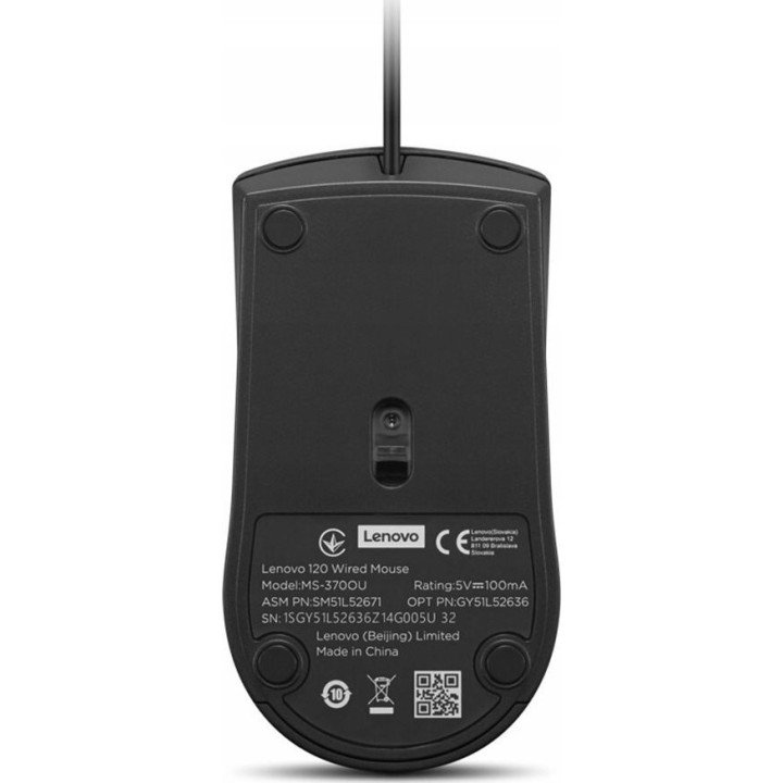 Lenovo 120 Wired Mouse GY51L52636