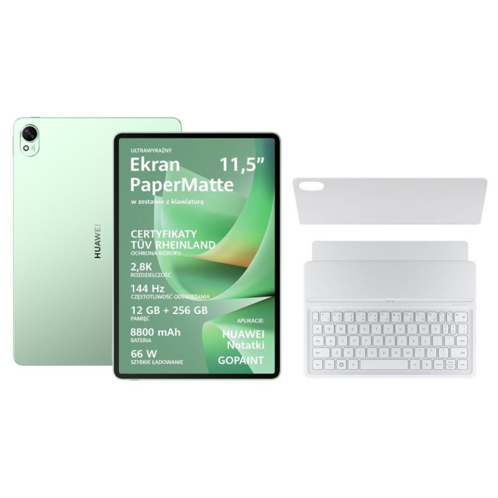Tablet Huawei MatePad 11,5'' S 2026 12/256GB WiFi zielony + klawiatura
