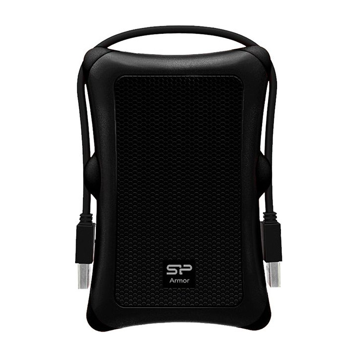 Dysk zewnętrzny Silicon Power Armor A30 1TB 2.5 USB 3.2 5400 obr/min Black (SP010TBPHDA30S3A)