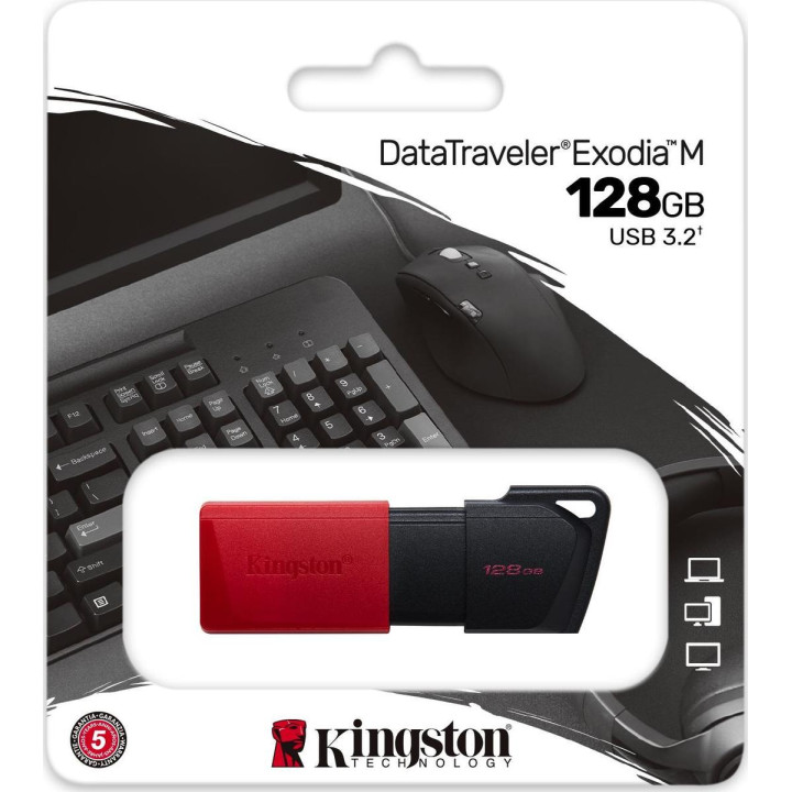KINGSTON Exodia 128GB USB3.2 red