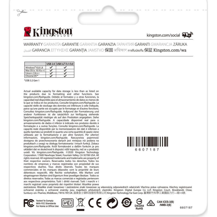 KINGSTON Exodia 128GB USB3.2 red