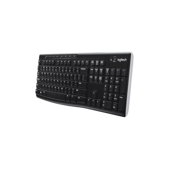Klawiatura Logitech K270 (bezprzewodowa czarny USB)