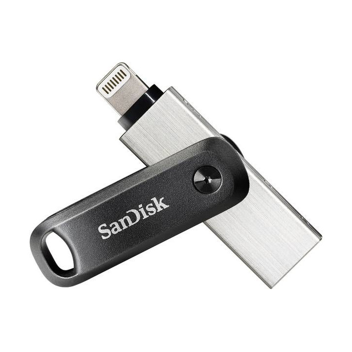 Pendrive SanDisk iXpand GO SDIX60N-128G-GN6NE (128GB; Lightning USB 3.0; kolor srebrny)