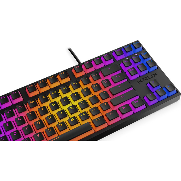 Krux Atax PRO RGB Pudding Outemu Black