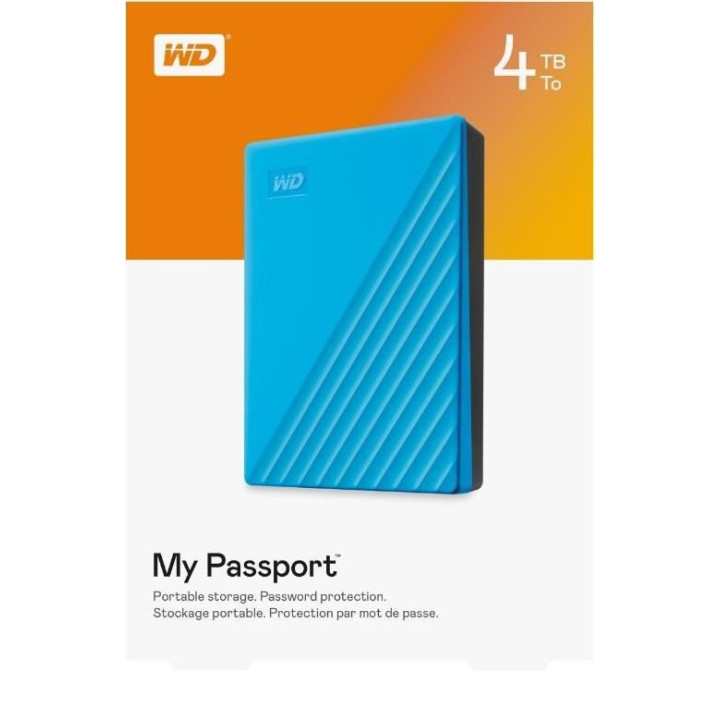 WD My Passport 4TB niebieski
