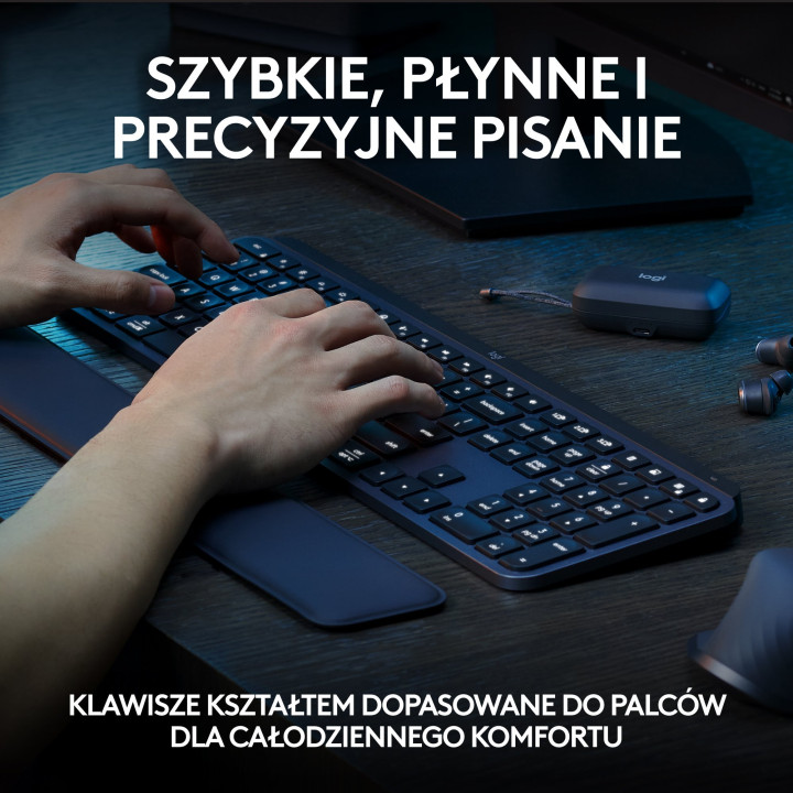 Logitech MX Keys S Plus Grafitowy