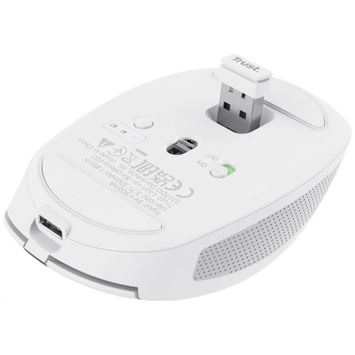 Trust Ozaa Compact Wireless Mouse Biała