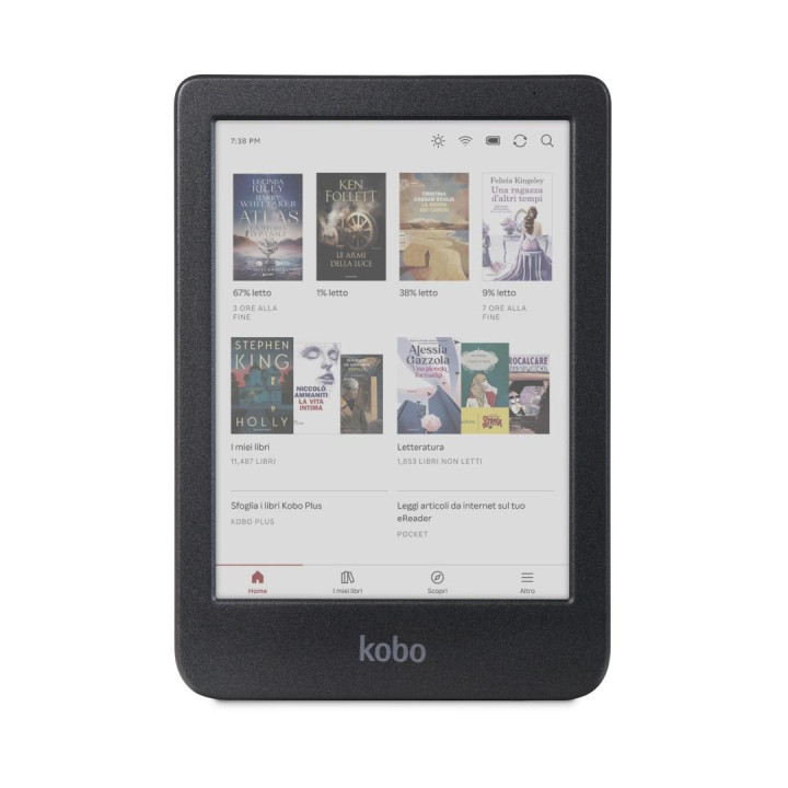 Ebook Kobo Clara Colour 6 E-Ink Kaleido 3 16GB WI-FI Black