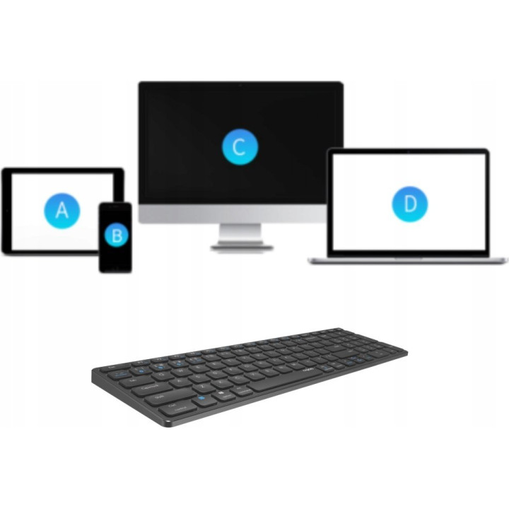 Rapoo 9310M multi-mode czarny