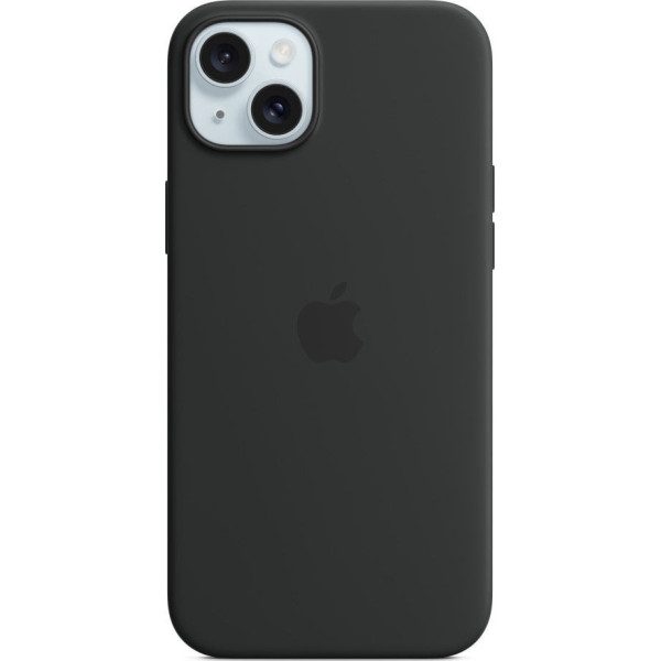 Apple iPhone 15 Plus Silicone Case with MagSafe black
