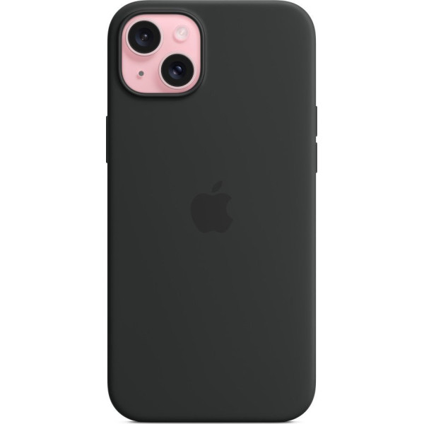 Apple iPhone 15 Plus Silicone Case with MagSafe black