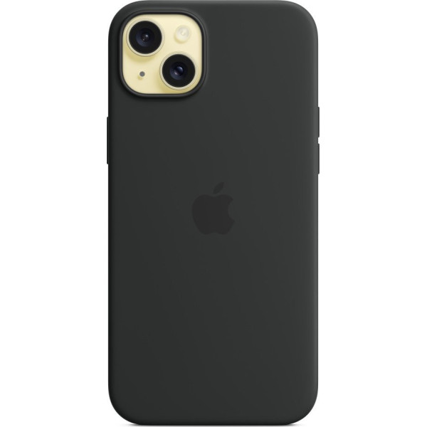 Apple iPhone 15 Plus Silicone Case with MagSafe black