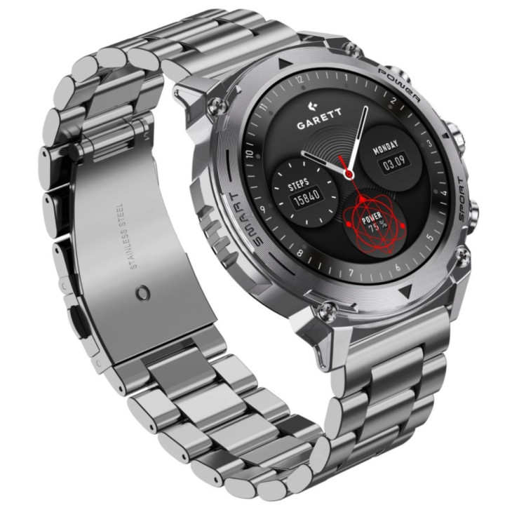 Garett Atom Srebrny stalowy